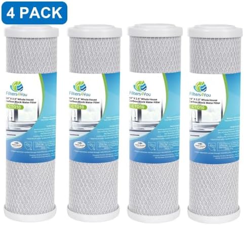4 Pack CFS Carbon Block Filters Compatible with Camco EVO RV 40624, 40621 - Image 2