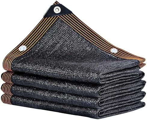 winemana 50% Black Shade Cloth, 6.6 x 10 FT Garden Mesh Tarp with Grommets by winemana