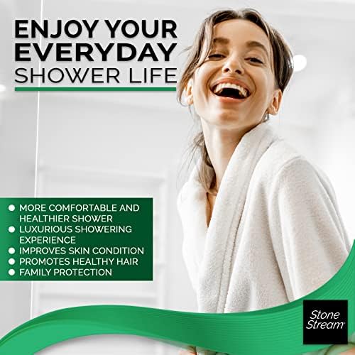 StoneStream Filtered Shower Head + 15 Stage Hard Water Shower Filter Combo - Image 6