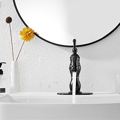 Oil Rubbed Bronze Bathroom Faucet Single Handle One Hole - Image 6