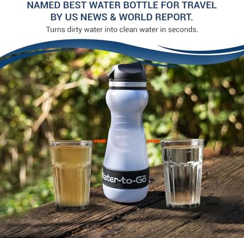 Water-to-Go Water Purifier Bottle for Hiking, 18.5oz Value Bundle - Image 2