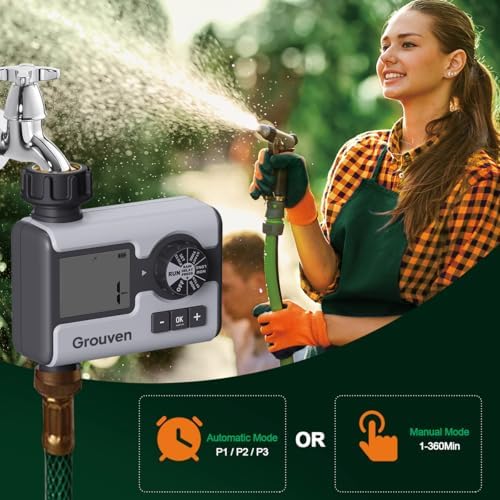 Garden Sprinkler Water Timer Manual Automatic System Irrigation1 Outlet - Image 4