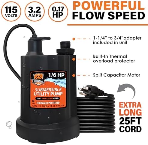 Tankless Water Heater Flush Kit with NSF Certified Liquid Descaling Solution and 1/6HP Heavy Duty Pump with 25 Ft Extra Long Power Cord - Image 5