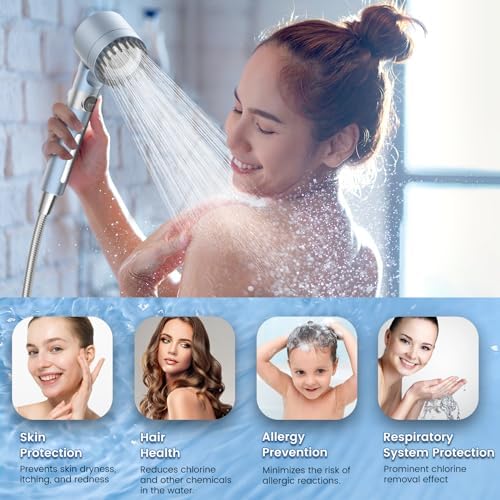Filtered Shower Head with Handheld,High Pressure Shower Heads with Filters - Image 5