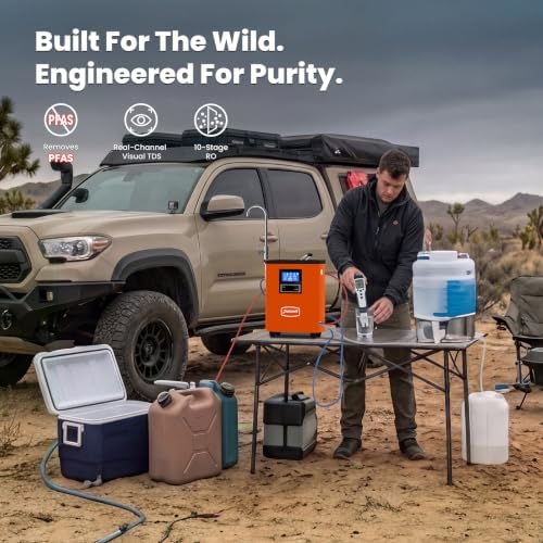 Purewell Portable Electric RO Water Filter System with UV Light,Remove PFAS - Image 2