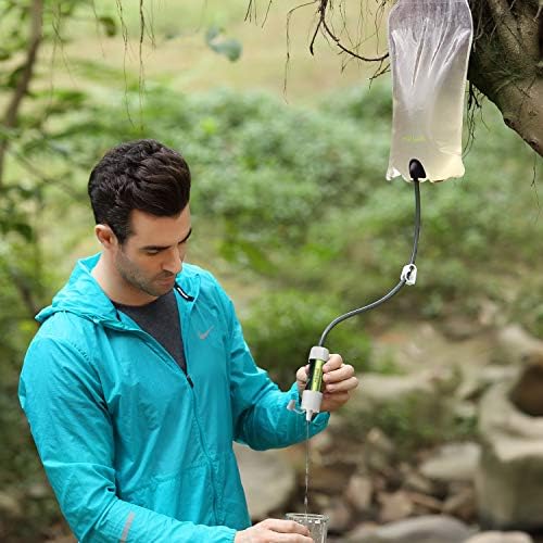 miniwell Gravity Water Filter Ultralight Multi-Purpose Hiking Accessories Optional Emergency kit TUV Certified Hurricane Storm Supplies (Water Filter with Water Tank - Image 5