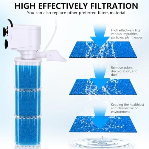 fishkeeper Replacement Filter Sponge for Aquariums, 3 Pack - Image 3