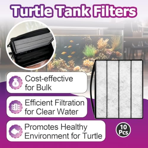 10 Pcs Turtle Tank Filter Compatible with TARARIUM IX-120 & IX-120 U-V - Image 2