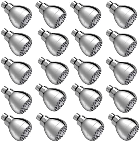 High Pressure Fixed Shower Head 3 Inch Saving Water Chrome Anti-leak Shower Head For Powerful Water Rain Easy Installation for Relaxing and Comfortable Shower Experience by CHMING