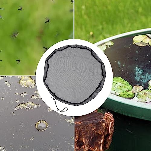 Rain Barrels Covers Water Collection Buckets Leaf Screen Covers Rain Barrels Netting Screen with - Image 4