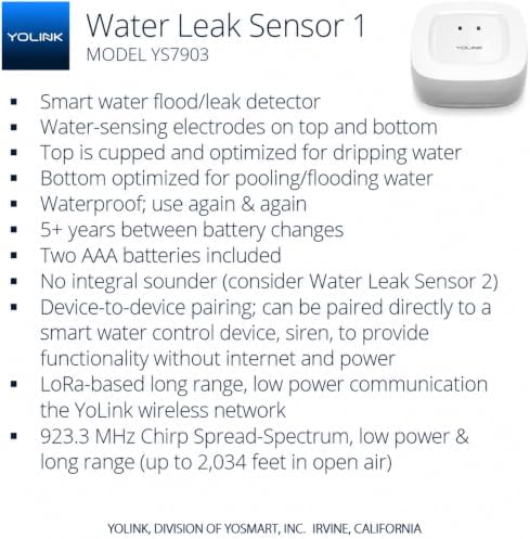 YoLink Water Leak Sensor 1, 3-Pack, YS7903 - Image 2