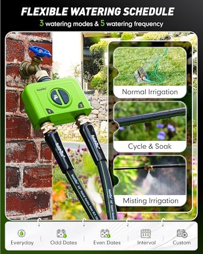 RAINPOINT 2 Zone WiFi Water Timer for Garden Hose, Sprinkler Hose Timer - Image 5