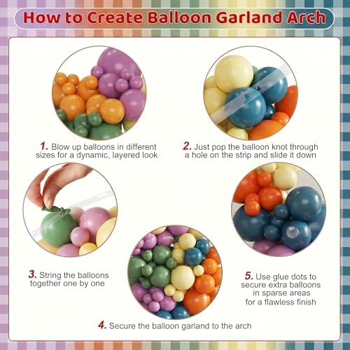 Rainbow Balloon Arch Kit for Whimsical Baby Shower Birthday Decorations - Image 6
