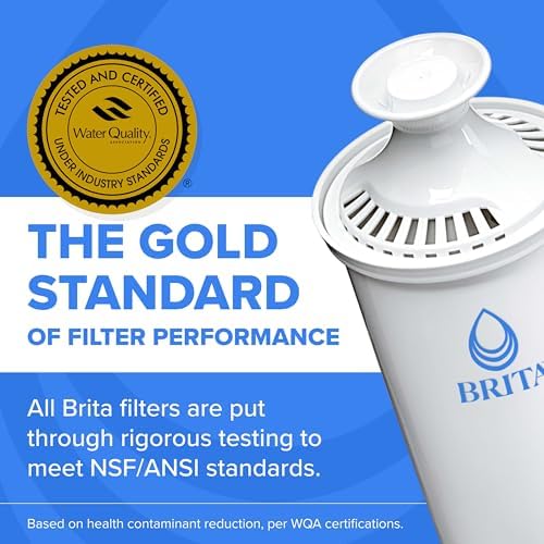 Brita Standard Pitcher and Dispenser Replacement Water Filters, White, 4 - Image 5