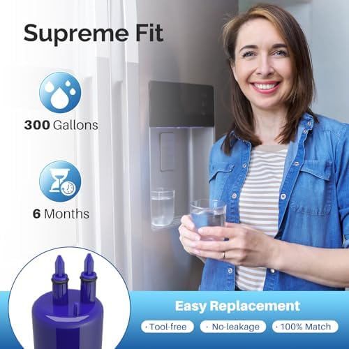 ICEPURE EDR3RXD1 Water Filter Replacement for 4396841, Filter 3, 4 PACK - Image 6