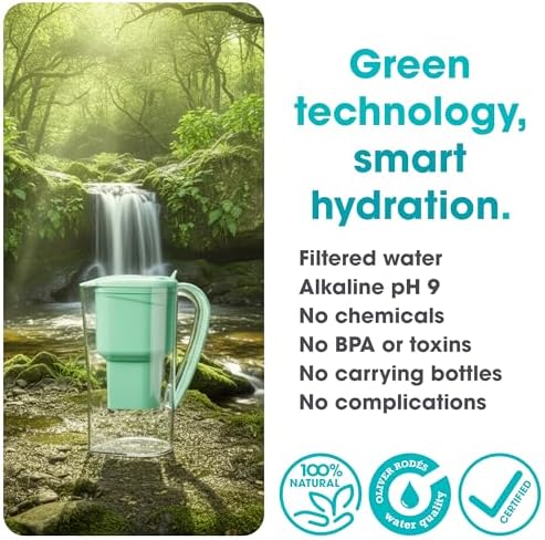 Alkanatur Alkaline Water Filter Pitcher - Adds Magnesium 18mg/L - Image 5