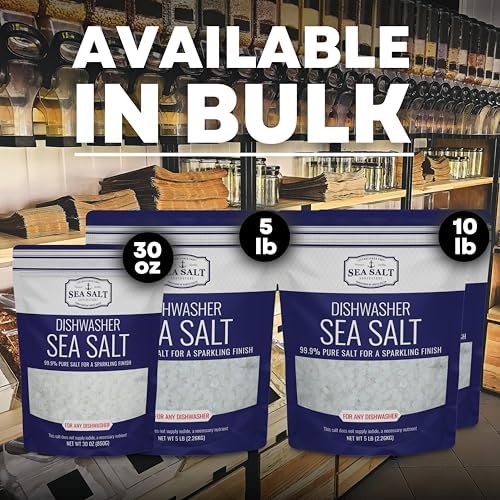 Sea Salt Superstore Dishwasher Salt, Natural Water Softener, 30 oz Bag - Image 5