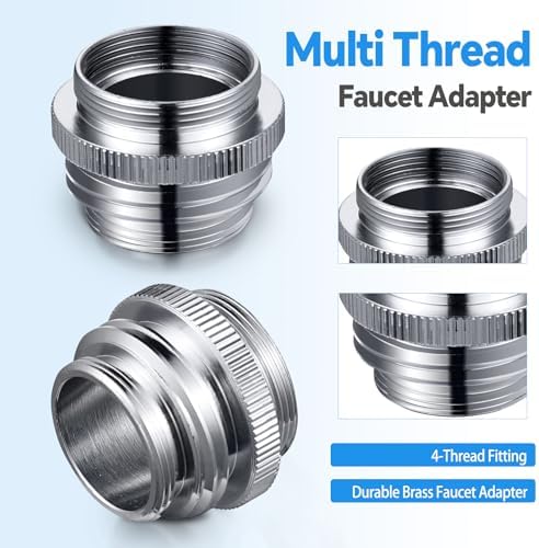 Brass Faucet Adapter, Kitchen Sink Faucet Adapter to Garden Hose - Image 3