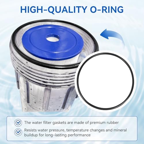 AO-WH-LG-OR O-Ring Replacement for AO Smith Whole House Water Filter 5.48 Inch 14 Cm Diameter Fits Most Housings Made for 4.5 Inch Filters, Fix Leaks & Improve Seal, 3 Pack - Image 6