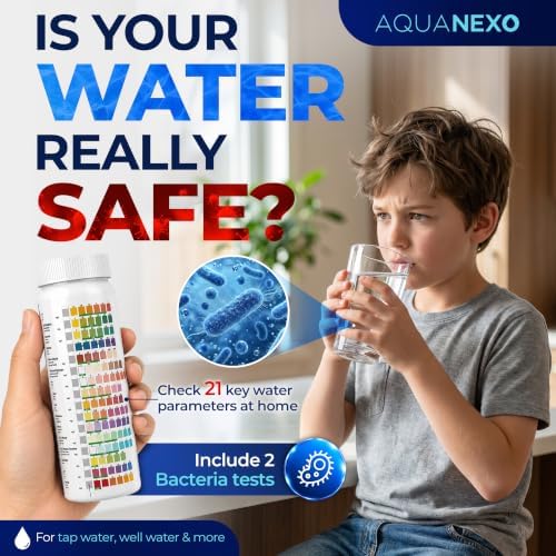 21-in-1 Drinking Water Test Kit, 145 Strips + 2 Bacteria Tests - Image 2