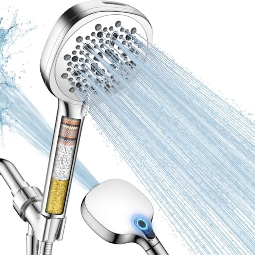 Filtered Shower Head with Handheld, High Pressure ShowerHead by Vatex