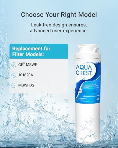 AQUA CREST MSWF NSF 42&372 Refrigerator Water Filter, 3 Pack - Image 2