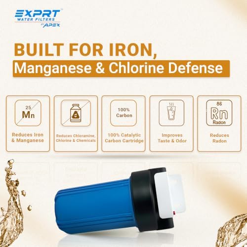 Whole House Water Filter 10" x 4.5" for Iron, Manganese, PFAS EZ-2400 - Image 5