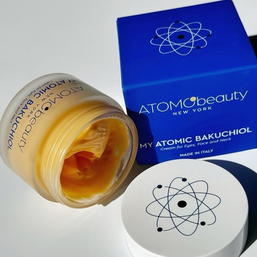 My Atomic Bakuchiol Cream for Eyes, Face & Neck – Anti-Aging Moisturizer with Bakuchiol & Quinoa Extract, Lifting, Firming & Brightening, Gentle Retinol Alternative, Vegan – 45ml by Unknown