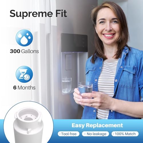 ICEPURE RWF5800A Refrigerator Water Filter and Air Filter Replacement for Frigidaire EPTWFU01, EWF02, Pure Source Ultra II, PureSource Ultra 2, SCWFTCTO, GP006 EPTWFUO1 MR022 JO22 BO022 TH-01, 2 Combo - Image 7
