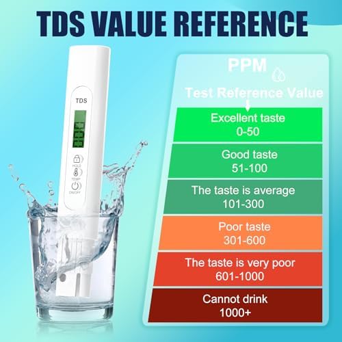 The Latest Fashionable and Exquisite Appearance in 2025 (tds Meter Digital Water Tester), Temperature (° C/° F), Suitable for Outdoor Scenarios Such As Tap Water (Water Tester for Drinking Water) - Image 2