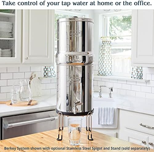 Crown Berkey Gravity-Fed Water Filter System 6 Gallon with 2 Black Berkey Elements, 2 PF-2 Fluoride and Arsenic Reduction Elements - Image 7