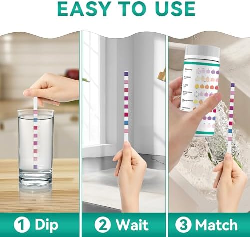 8-Parameter Heavy Metals Water Test Strips (75 Strips) for Home Water Test - Image 4