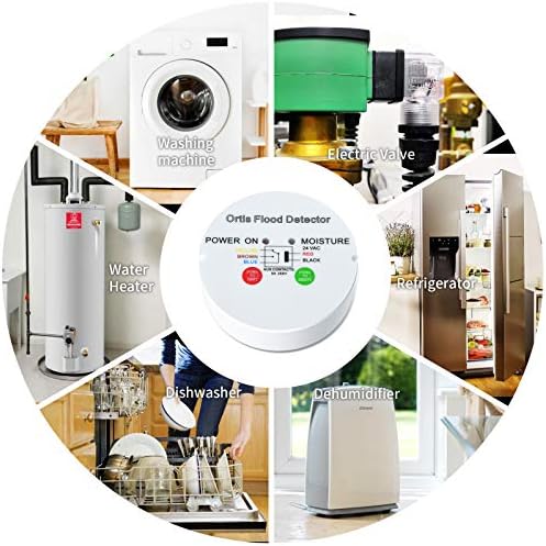 Water Leak Detector, Ortis Water Sensor Alarm Flood Detector, Automatically Turn Off Flood Source When Sensing Moisture to Prevent Water Damage - Image 7