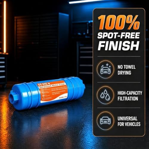 Spotless Car Wash Inline Water Filter, Deionized Water Filter, 100% Spot-Free Result, Works for All Vehicles, RV, Motorcycles, Windows, Boats, Planes and More - Image 4
