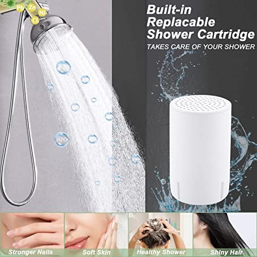 Shower Filter Replacement Cartridge for SonTiy Filtered Shoser Head, Reduces Chemicals & Chlorine, High Output Multi Stage Revitalizing Shower Filter for Hard Water - Image 2