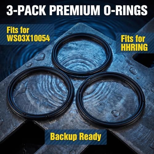 3 Pack WS03X10054 Buna-N O Ring for GE Whole House Water Filter Housings - Image 2