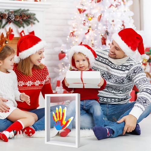 Family Handprint Kit for 4, Hand Print Keepsake Frame DIY Craft Gift - Image 3