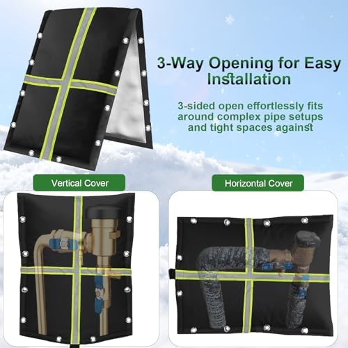 Backflow Preventer Cover for Winter Freeze Protection,16" W x 20" H - Image 4