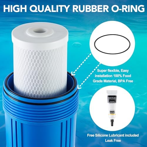WF1008 O-Rings for 20" Water Filter Housings, 3 Pack, with Silicone Lubricant - Image 3