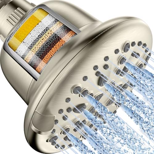 Cobbe Filtered Shower Head, 7 Modes High Pressure Shower Head by Cobbe