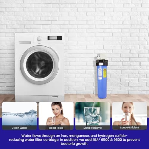 Crystal Quest Tall Compact Whole House Water Filtration System, Multi-Stage Filter for Metals, Chlorine, Chloramine, etc. BPA-Free, 4-6 GPM Flow, Single Configuration - Without System Stand - Image 5