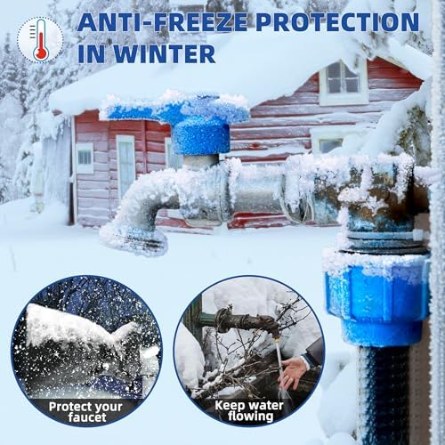 Outdoor Faucet Covers for Winter 4 Pack Reusable (Velcro) - Image 6