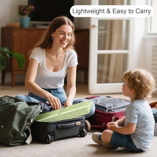 Portable & Foldable Bathtub for Newborns to Toddlers, Baby Bathtub, Easy to Store, Lightweight for Home & Travel, SpaceSaver Collapsible Baby Tubs for Kids, Green - Image 4