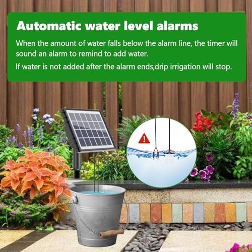 49FT Solar Drip Irrigation System Kit, Auto Watering for 15 Pots - Image 4