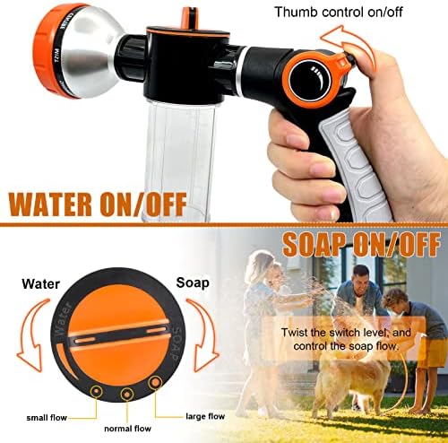 Dog Washing Hose Attachment, Soap Sprayer Hose Attachment for Pet Bathing - Image 4