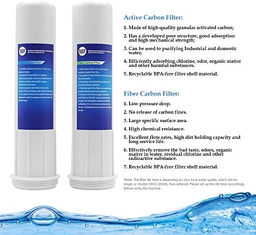 Replacement Internal Active Carbon Filter For Alkadrops PH2.5~11.2 Alkaline Water Ionizer Purifier Machine Only - Image 4