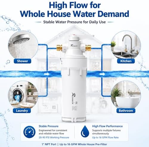 20" Whole House Filter Housing, 16 GPM, 4-Mode Bypass Valve - Image 4