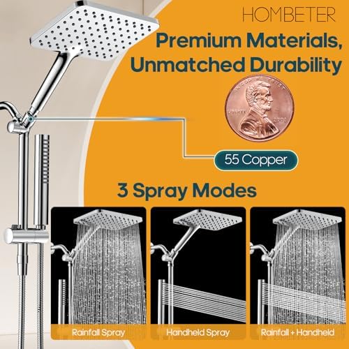 High Pressure Filtered Shower Head with Handheld Combo - Image 4