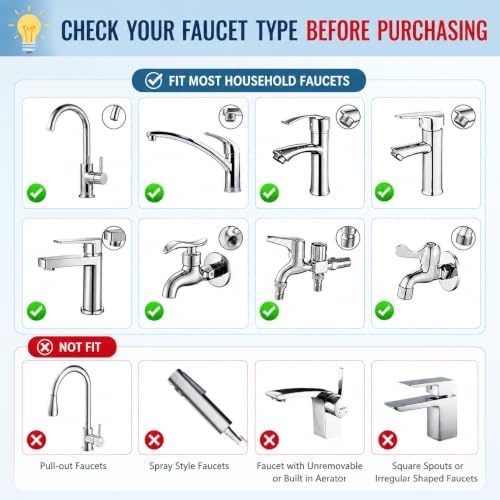 Vortopt T9-UF Faucet Water Filter for Kitchen Sink, with Smart Display - Image 3