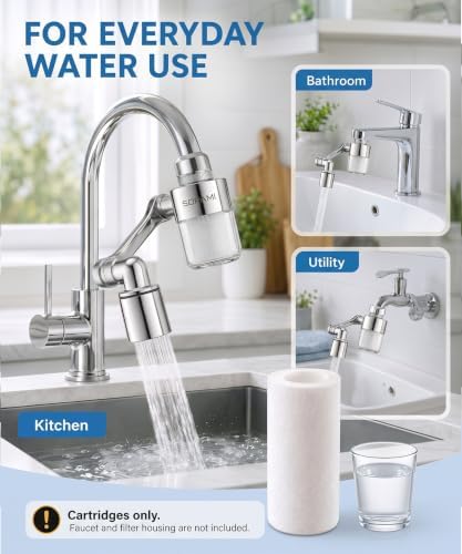 SOPAMI 16 Pack Tap Water Filter Replacement Cartridges for Sink Faucet - Image 2